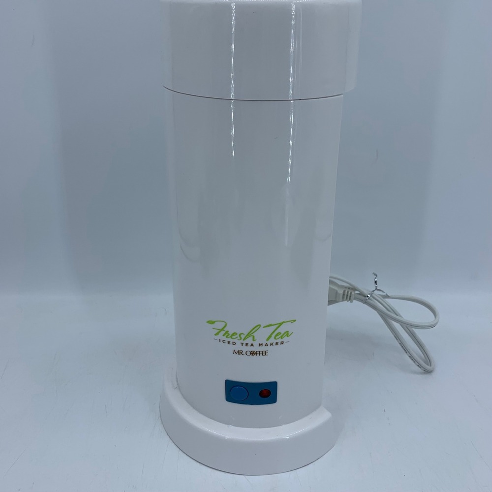 Mr. Coffee Fresh Tea Iced Tea Maker White Model‎ TM1 Works Tested NO PITCHER